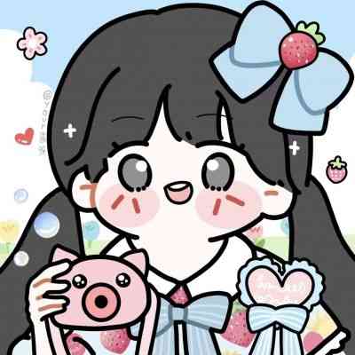 微信头像卡通可爱的萌小女孩 第4张