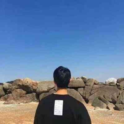 男生头像背影日落黄昏 第3张