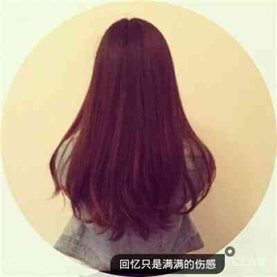 头像女背影或侧面唯美手绘 第7张