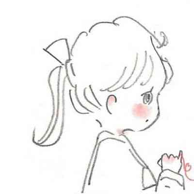 头像情侣一左一右萌 第1张