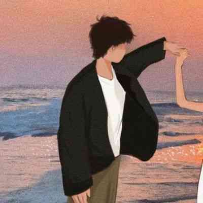一人一半情侣专属头像丧系 第16张