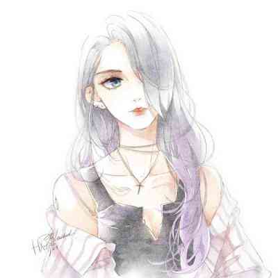 头像女生真人emo 第1张