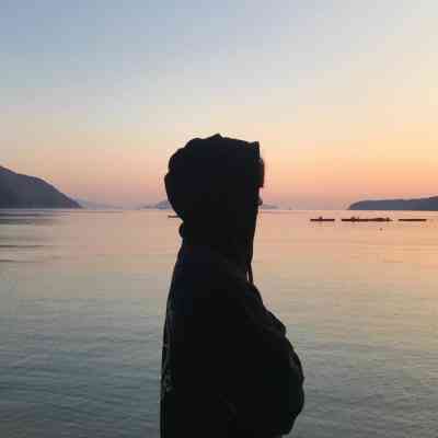 头像图片男背影夕阳 第16张