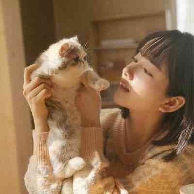 美女猫咪微信头像图片大全 第2张