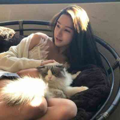 美女猫咪微信头像图片大全 第4张