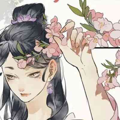 头像女动漫唯美绿色系 第11张