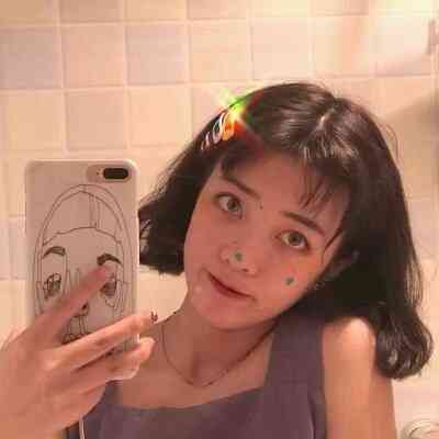 黑白头像高冷女头手绘 第17张
