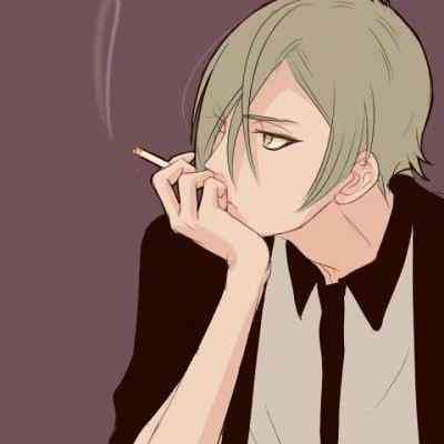 动漫男头像冷酷版黑白 第14张