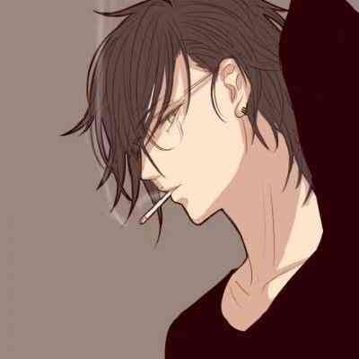 动漫男头像冷酷版黑白 第15张
