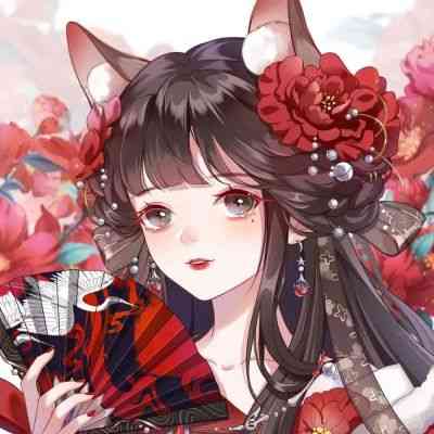 女性头像卡通手绘 第13张