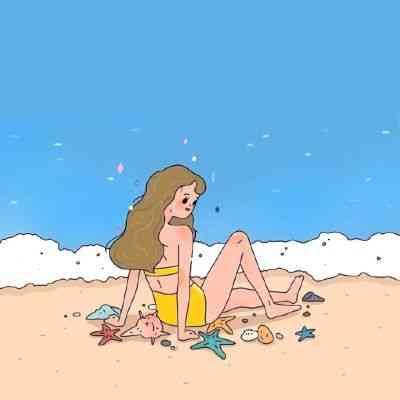 女生头像小清新可爱卡通漫画 第4张
