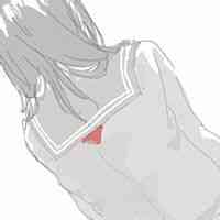 女孩卡通背影头像图片 第4张